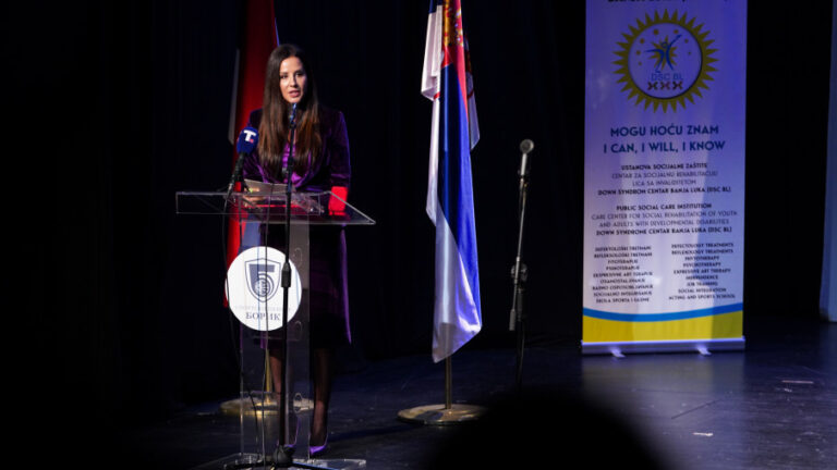 Тамара Вучић у Бањалуци на обиљежавању годишњице Центра за Даунов синдром