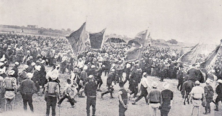 Арбанаси на Косову пољу дочекали турског султана Мехмеда V