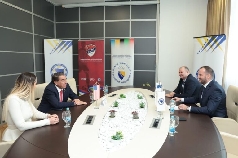 Вицо Зељковић са Паолом Замполијем у Бањалуци