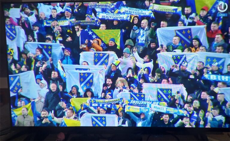 Репрезентативци БиХ нису пјевали химну пред меч са Италијом