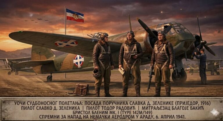 Поручник Славко Зеленика херој наше авијације!