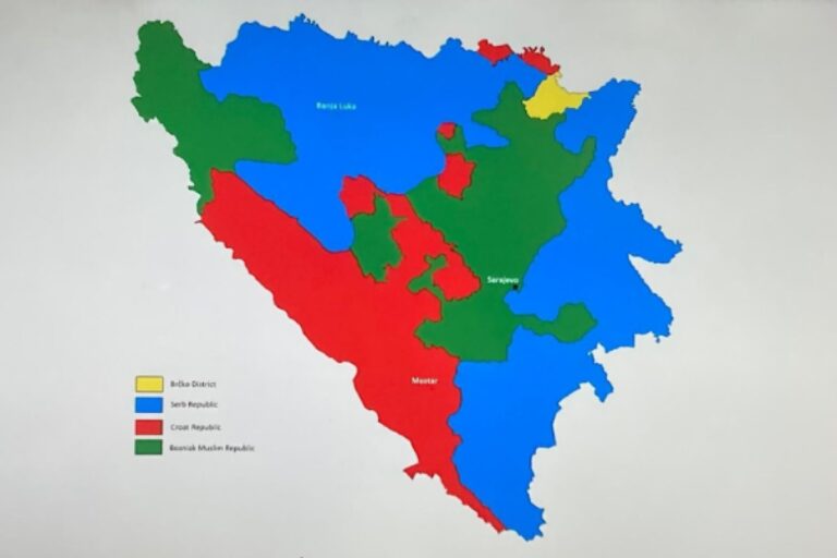 У Загребу представљена карта БиХ са три ентитета