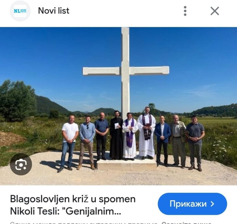 Постхумно покатоличавање Николе Тесле