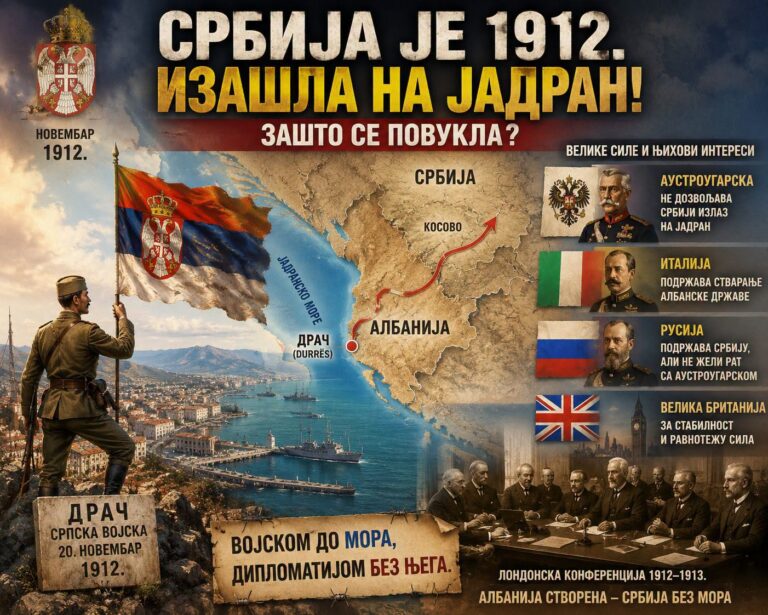 Србија је 1912. изашла на Јадран — зашто се онда повукла?