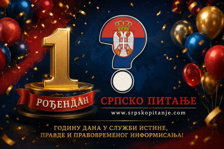 Први рођендан „Српског питања“ – годину дана патриотски у служби истине