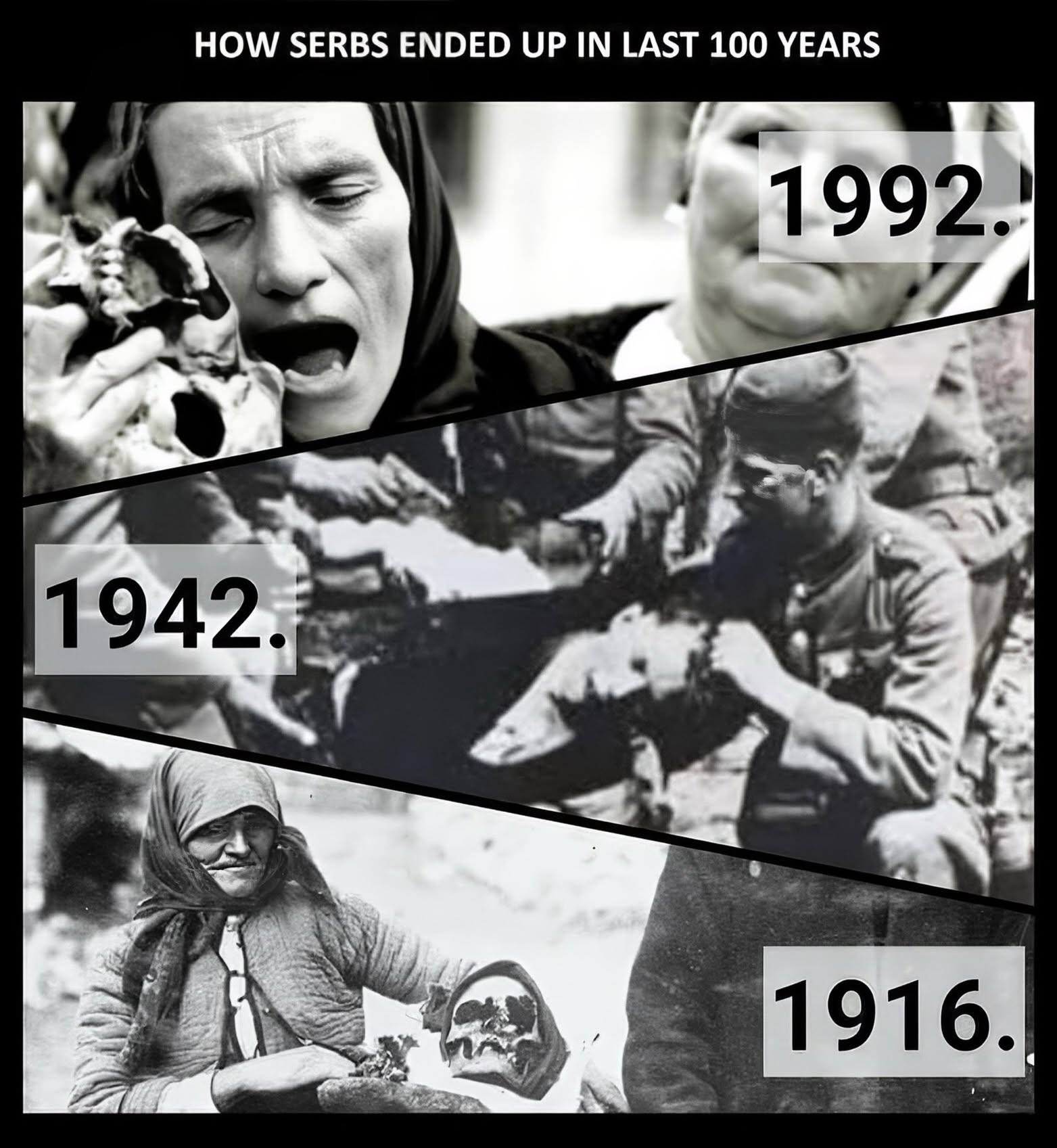 Кратка историја Срба у три фотографије
