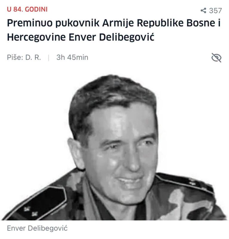 Енвер Делибеговић остао неосуђен за злочин на Брчанској малти у Тузли 1992. године