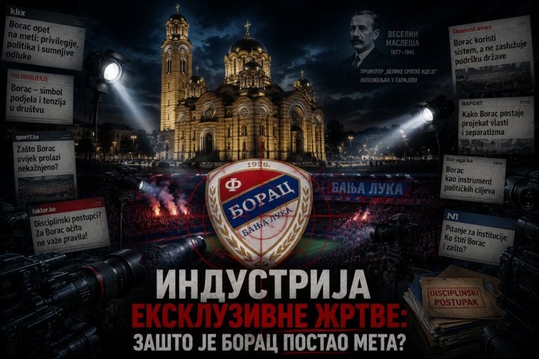 Индустрија ексклузивне жртве, зашто је Борац постао мета!?