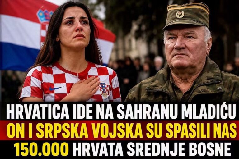 Хрватица иде на сахрану Ратка Младића у Београд