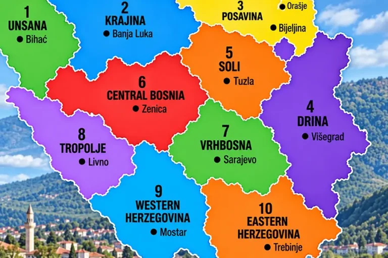 Новим приједлогом уставног преуређења, БиХ би била састављена од 10 савезних држава