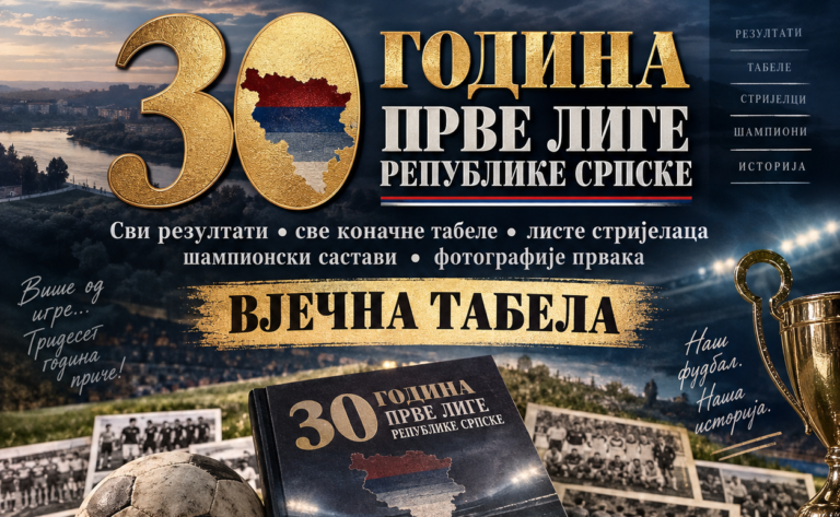 УСКОРО: 30 година Прве лиге Републике Српске међу корицама