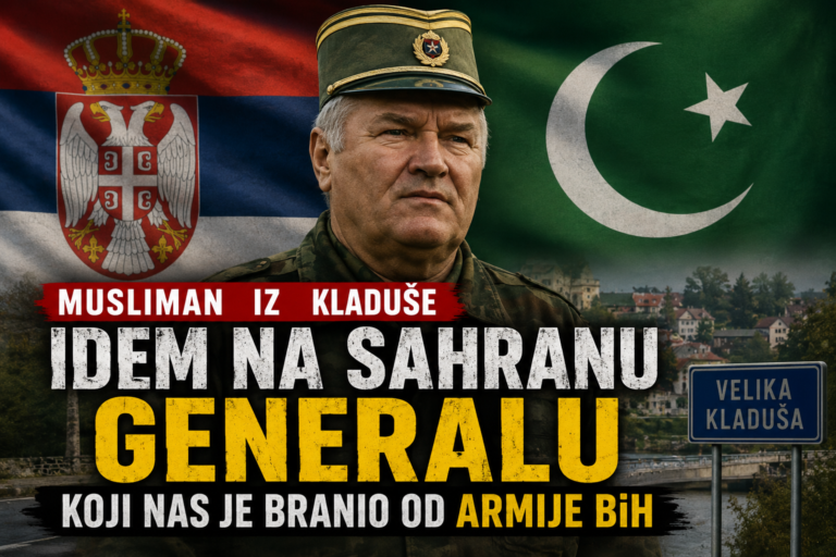 Сабахудин из Велике Кладуше поручио: „Идем на сахрану Ратка Младића“
