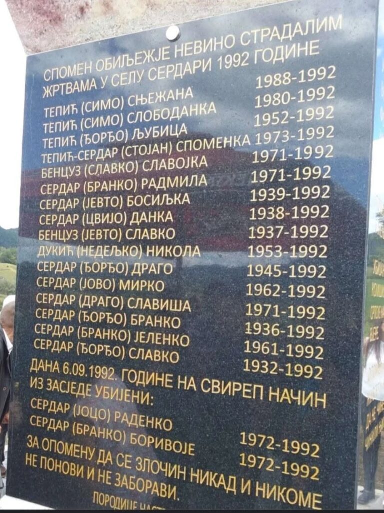 Злочин без казне – крвава зора у Сердарима код Котор Вароша