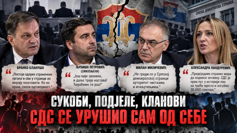 СДС пред огледалом: странку нису срушили други, урушава се сама